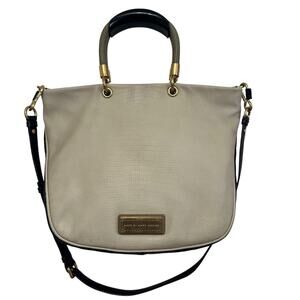 Marc Jacobs Too Hot to Handle Tri-Color Lizard Embossed Leather Handbag